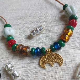 Amazing small 1:1 replica of LUNETTE - Lunice Mikulčice - Great Moravia 9th century 2