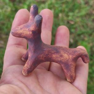 Soška REPLIKA - Zoomorf Řecko - Zvířátko z keramiky - figurka Mykény, 1400 - 1200 p. K. 2