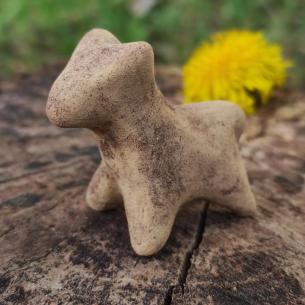 Statue REPLICA - Zoomorf CZECH REPUBLIC - Ceramic animal - figurine Křenovice 3000 BC