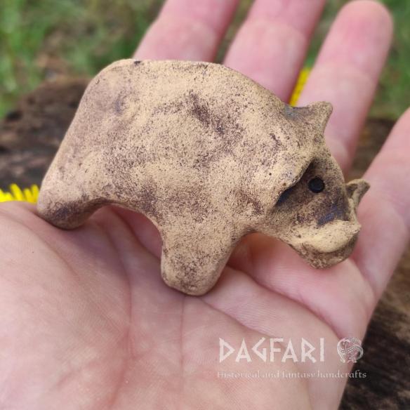 Statuette REPLIC - Kanec Slovakia - Ceramic animal - figurine Nižná Myšľa 1450 BC