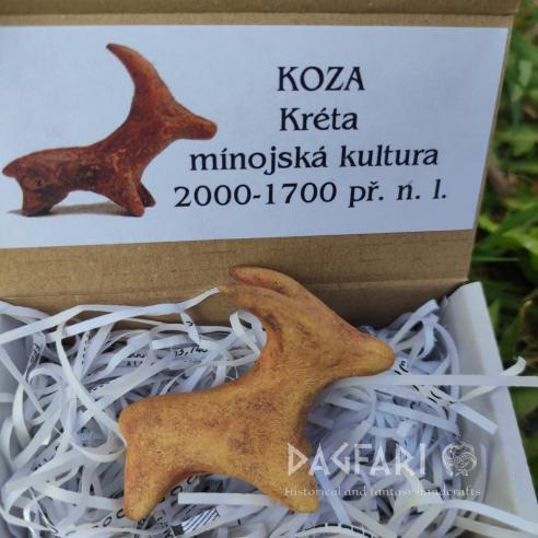 Statue REPLIK - Ziege Kreta - Keramische Figur - Minoische Kultur 2000 - 1700 v. Chr.