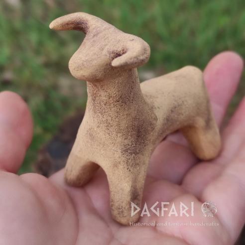 Statuette REPLICA - Aries Ram KYPR - Ancient ceramic animal - figurine from the period 600 - 480 BC.