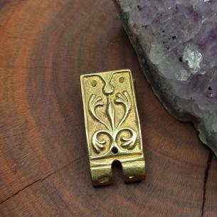 PALMETA Replica Chape for belt buckle - High middle Age - medieval buckle strap 2