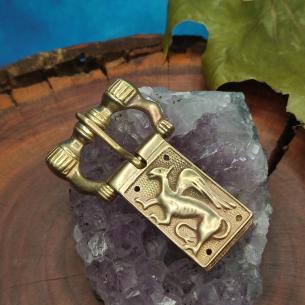 GRIFFIN Replica Chape for belt buckle - High middle Age - medieval buckle strap
