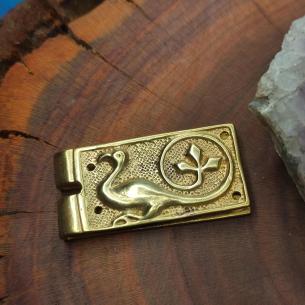 PHOENIX Replica Chape for belt buckle - High middle Age - medieval buckle strap 2