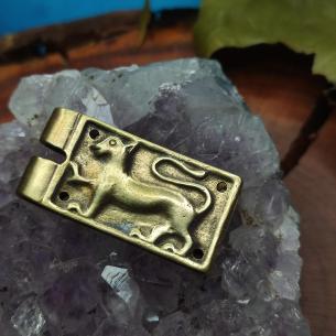 PANTHER Replica Chape for belt buckle - High middle Age - medieval buckle strap 2