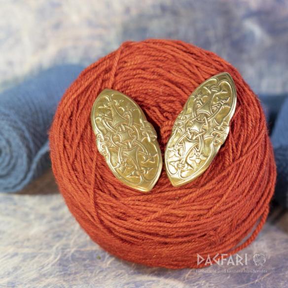 Wikingerbrosche Birka, Grab 501, Schweden - Messing - 1 Stück