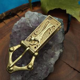 CHIMERA Replica Chape for belt buckle - High middle Age - medieval buckle strap