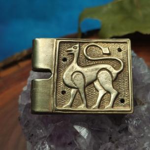 MANTICORE Replica Chape for belt buckle - High middle Age - medieval buckle strap 2