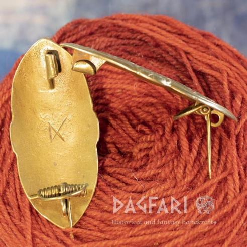 Wikingerbrosche Birka, Grab 501, Schweden - Messing - 1 Stück