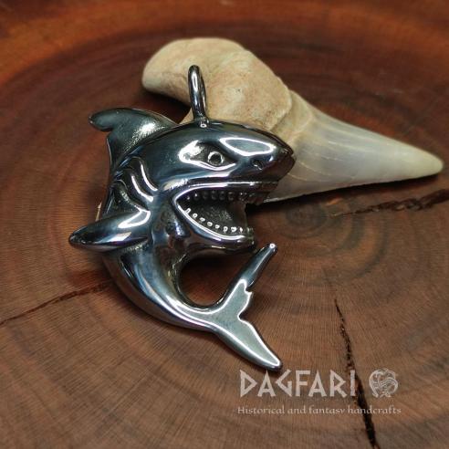 Pendant SHARKNADO - shark killer stainless steel