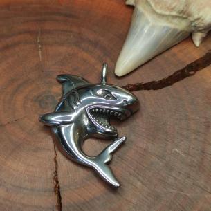 Pendant SHARKNADO - shark killer stainless steel 2