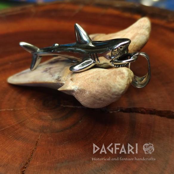 Pendant JAWS SHARK - shark killer amulet made of stainless steel