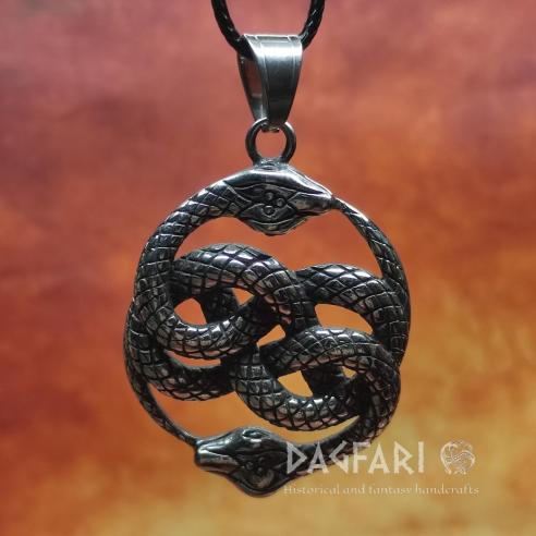 Amulet AURYN - snake entwined talisman ,,Orin, Oryn" The Neverending Story