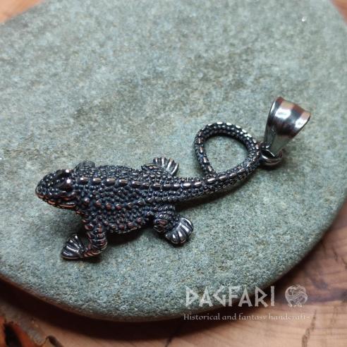 LIZARD - Anhänger AGAMA, symbolisiert Wachsamkeit und Weisheit