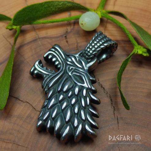 Pendant WINTER IS COMING - Stark wolf - Game of Thrones