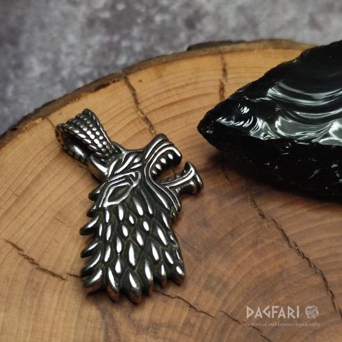 Přívěsek WINTER IS COMING - vlk Starků - Hra o trůny