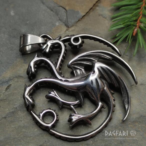 Pendant FIRE AND BLOOD - Dragon of the Targaryens - Game of Thrones