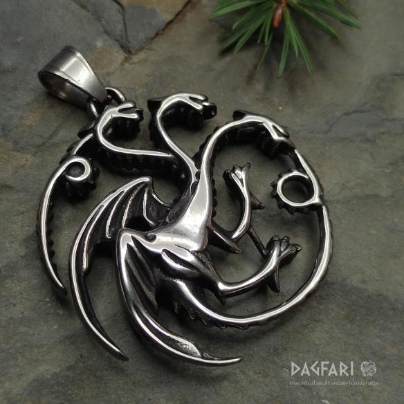 Pendant FIRE AND BLOOD - Dragon of the Targaryens - Game of Thrones