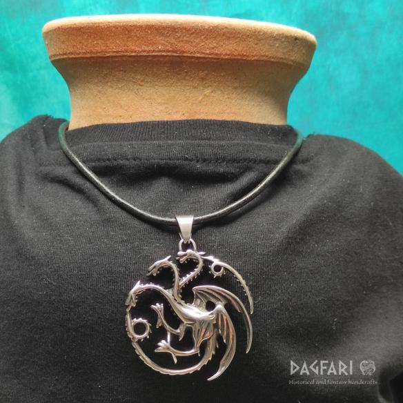 Pendant FIRE AND BLOOD - Dragon of the Targaryens - Game of Thrones