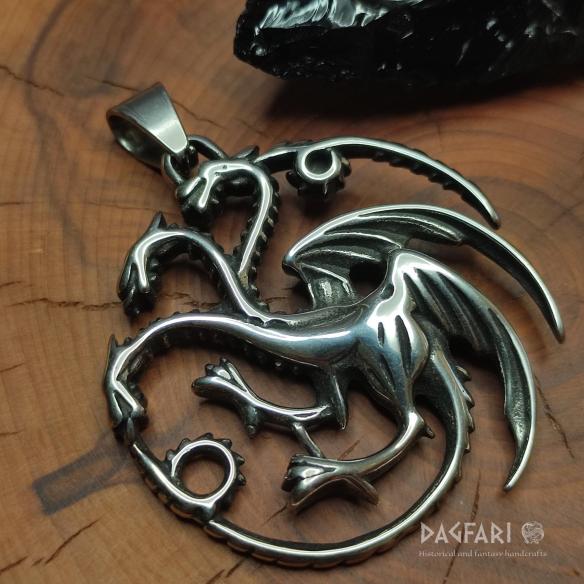 Pendant FIRE AND BLOOD - Dragon of the Targaryens - Game of Thrones