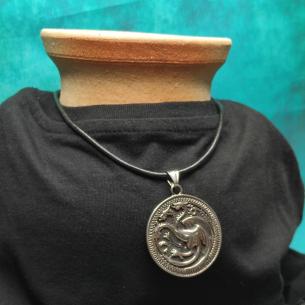 Anhänger FIRE AND BLOOD - Medaillon der Targaryens - Game of Thrones 2