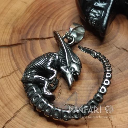 ALIEN Queen - pendant inspired by H. R. Giger