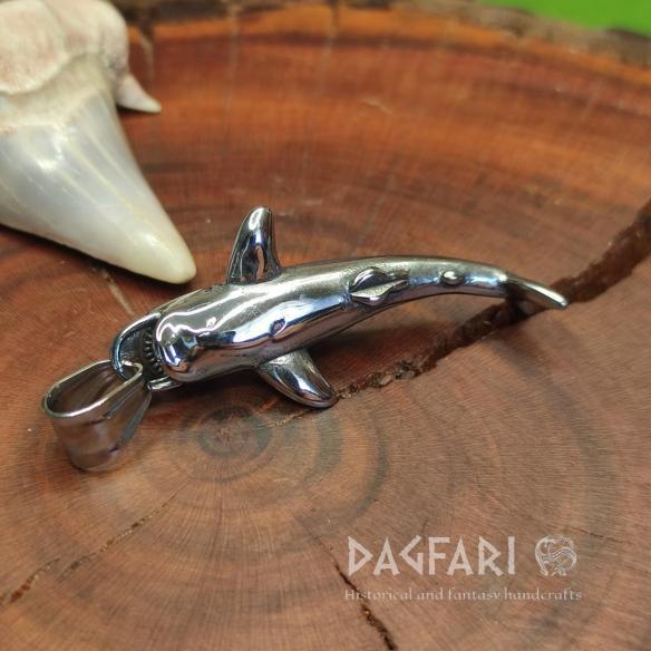 Pendant JAWS SHARK - shark killer amulet made of stainless steel