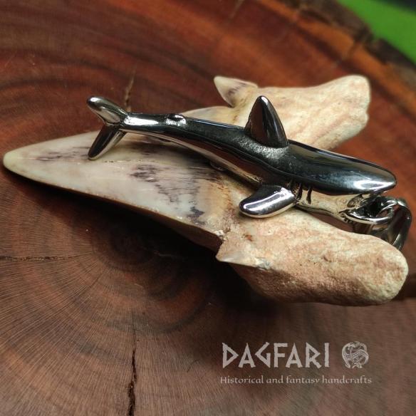 Pendant JAWS SHARK - shark killer amulet made of stainless steel