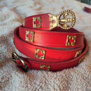 LILIANA Nákončí na opasek Fleur de lis, vrcholný středověk 2