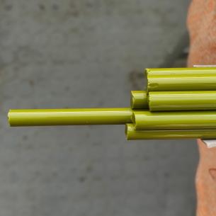 GLASS mossy green - non-transparent LAMPWORKING - STICKS