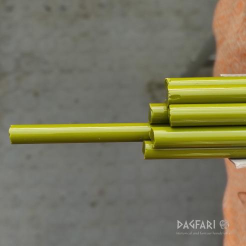 GLASS mossy green - non-transparent LAMPWORKING - STICKS