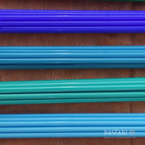 GLASS Caribbean blue opaque LAMPWORKING sticks for beads