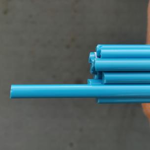 GLAS Karibik blau undurchsichtig LAMPENSTÄBE für Glasperlen