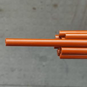 SKLO - karamelová hnědá  neprůhledná LAMPOVÉ TYČINKY pro výrobu korálků