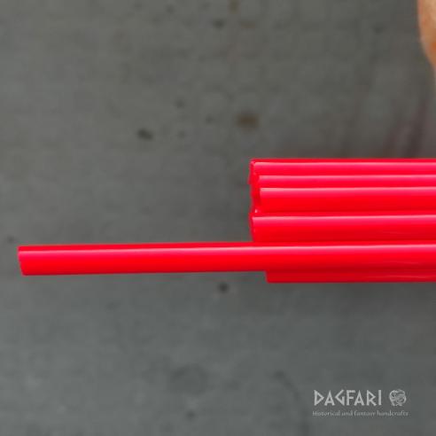 GLASS red coral non-transparent LAMPWORKING sticks for beads