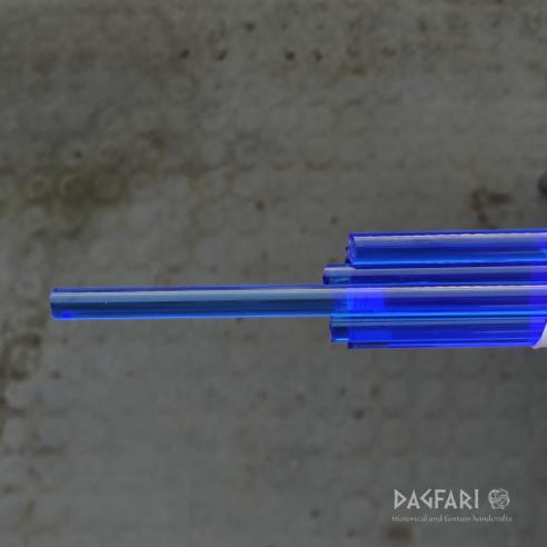 GLASS royal blue transparent LAMPWORKING sticks for beads