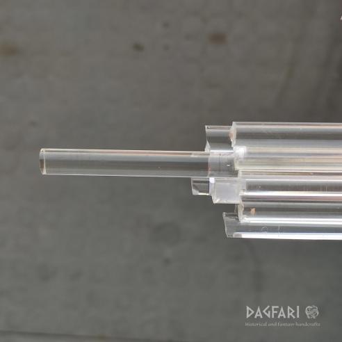 GLASS universal clear crystal LAMPWORKING sticks for beads