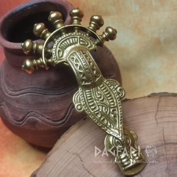 BEWEGUNG DER NATIONEN - Replik langobardische antike Pelepsschnalle - 6. Jahrhundert