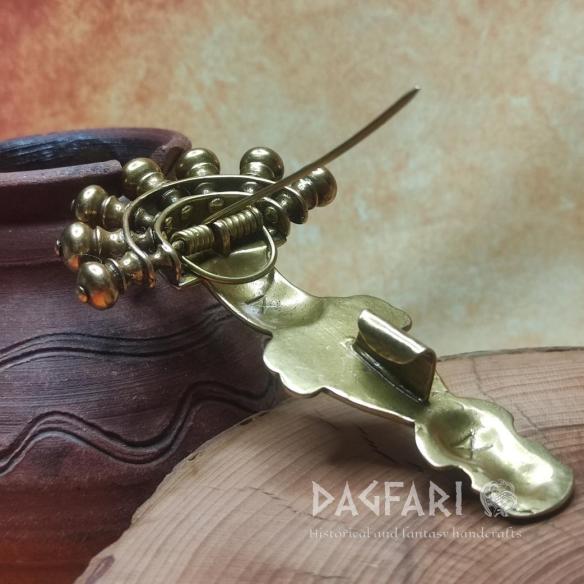 BEWEGUNG DER NATIONEN - Replik langobardische antike Pelepsschnalle - 6. Jahrhundert