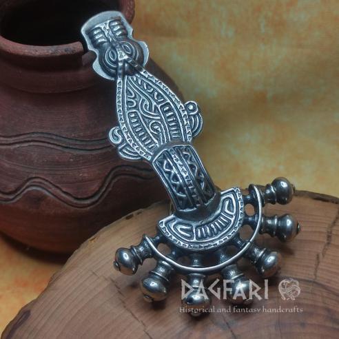 BEWEGUNG DER NATIONEN - Werislbert Replik langobardische antike Pelepsschnalle - 6. Jahrhundert