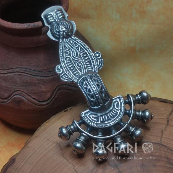 BEWEGUNG DER NATIONEN - Werislbert Replik langobardische antike Pelepsschnalle - 6. Jahrhundert