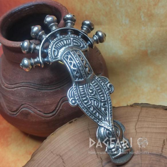 BEWEGUNG DER NATIONEN - Werislbert Replik langobardische antike Pelepsschnalle - 6. Jahrhundert