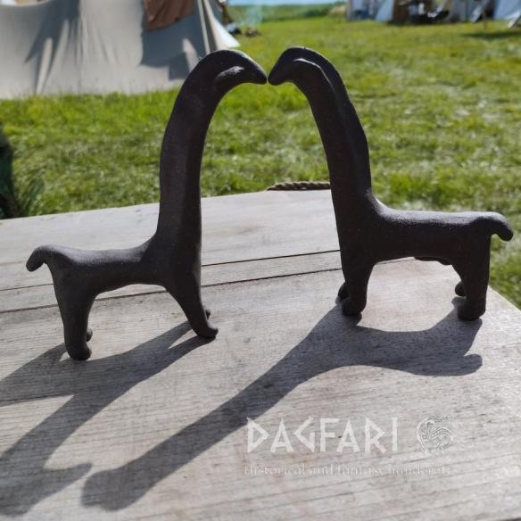 Antický kůň NĚMECKO - Starověké keramické zvířátko - figurka z období 800 - 600 př. Kr.