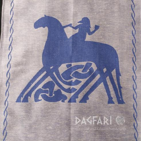 TROCKENTUCH ODIN UND SLEIPNIR – beidseitiges gewebt Motiv – mehrere Farben