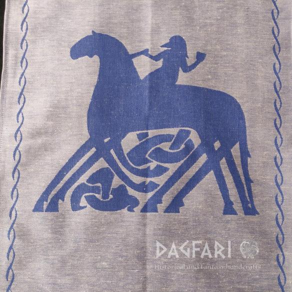 TROCKENTUCH ODIN UND SLEIPNIR – beidseitiges gewebt Motiv – mehrere Farben