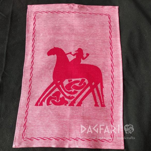 TROCKENTUCH ODIN UND SLEIPNIR – beidseitiges gewebt Motiv – mehrere Farben