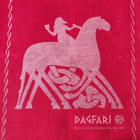 UTĚRKA ODIN A SLEIPNIR oboustranný tkaný motiv - více barev