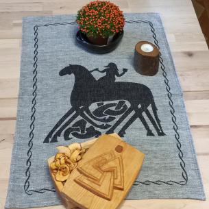 TROCKENTUCH ODIN UND SLEIPNIR – beidseitiges gewebt Motiv – mehrere Farben 2