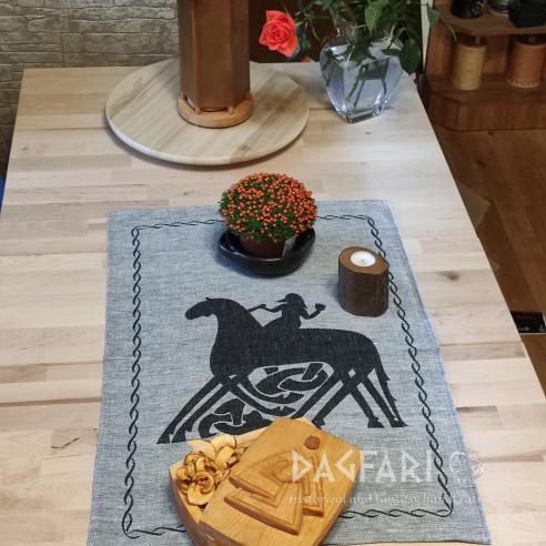 TEA TOWEL ODIN AND SLEIPNIR - double-sided woven motif - multiple colors